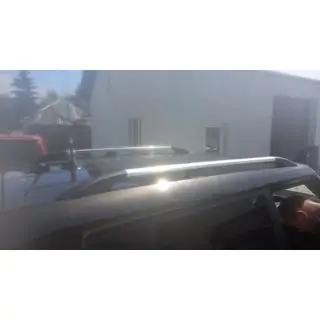 Dachreling CHROM (Kunststoffkappen) Kia Soul II 2013-2018 Foto 2