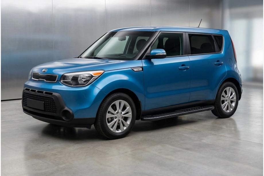 Kia Soul II 2013-2018 Seitenschweller Bosphorus Black (2 Stk., Aluminium) Image