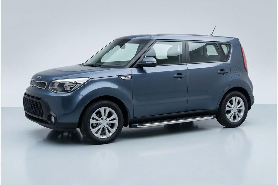 Kia Soul II 2013-2018 Trittbretter BlackLine (2 Stk, Aluminium) Image