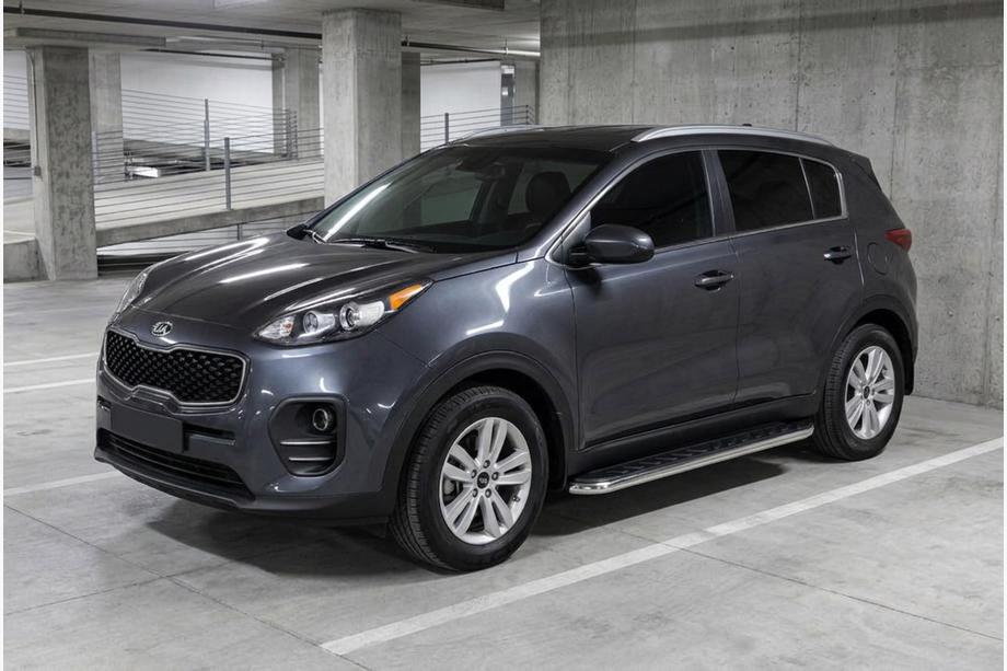 Kia Sportage 2015-2021 Trittbretter Maydos V1 (2 Stk., Aluminium & Edelstahl) Image