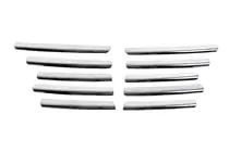 Opel Vectra B 1995-2002 Chrom Kühlergrill Abdeckungen (Edelstahl) Foto 3