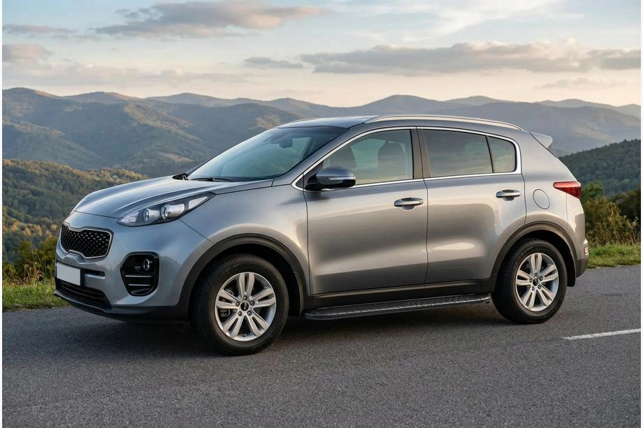 Kia Sportage 2015-2021 Seitenschweller Bosphorus Black (2 Stk., Aluminium) Image