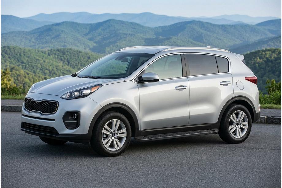 Kia Sportage 2015-2021 Seitenschweller RedLine Black (2 Stk., Aluminium) Image