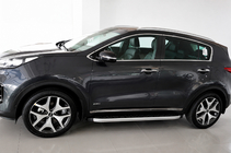 Kia Sportage 2015-2021 Seitenschweller Fullmond (2 Stk., Aluminium) Foto 1