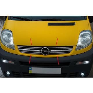Grill Abdeckungen 2001-2007 (8 Stk, Edelstahl) Opel Vivaro 2001–2015 Foto 1