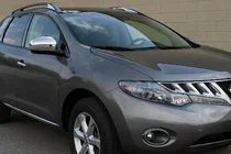 Nissan Murano 2002-2008 Spiegelabdeckungen Edelstahl (2008-2010, 2 Stk) Foto 3