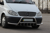 Mercedes Vito W639 2004-2014 Frontbügel WT003 mit Bügeln (Edelstahl) Foto 2