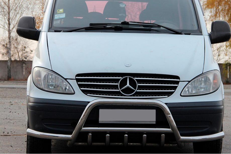 Mercedes Vito W639 2004-2014 Frontbügel WT003 mit Bügeln (Edelstahl) Image