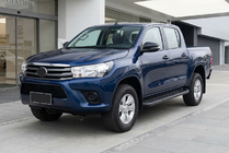 Toyota Hilux 2015- Seitenschweller Bosphorus Black (2 Stk., Aluminium) Foto 1