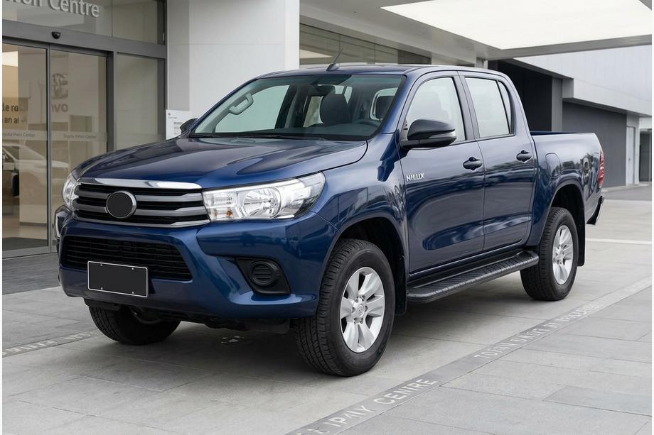 Toyota Hilux 2015- Seitenschweller Bosphorus Black (2 Stk., Aluminium) Image