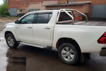 Toyota Hilux 2015- Trittbretter Allmond Grey (2 Stk., Aluminium) Foto 5