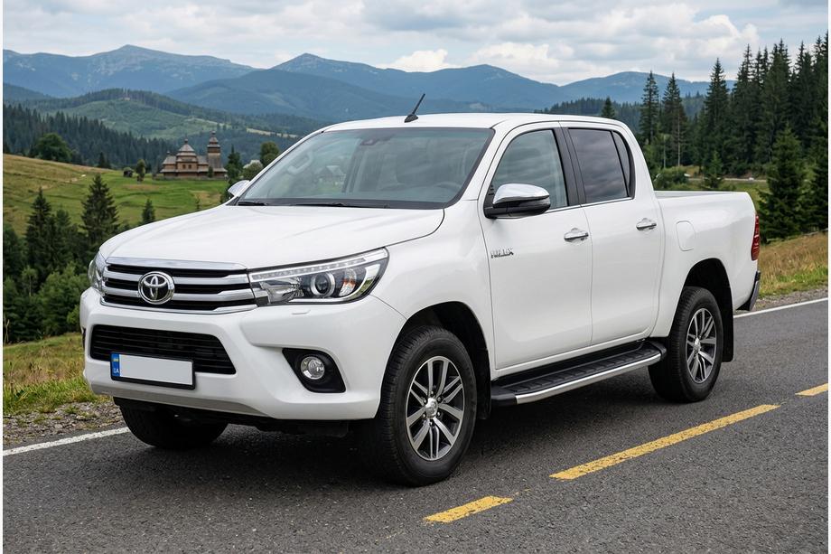 Toyota Hilux 2015- Seitenschweller Fullmond (2 Stk., Aluminium) Image
