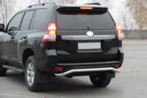 Toyota Land Cruiser Prado 150 2009-2023 Heckbügel AK008 (Edelstahl) Foto 2