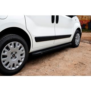 Trittbretter Rainbow Black (2 Stk, Aluminiumprofil) Citroen Nemo 2007-2017 Foto 1