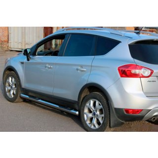 Seitliche Rohre gerade (2 Stk., Edelstahl) Ford Kuga 2008-2013 Foto 3