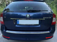 Skoda Octavia II A5 2010-2013 Chromleiste über dem Kennzeichen Carmos (Edelstahl) Foto 6