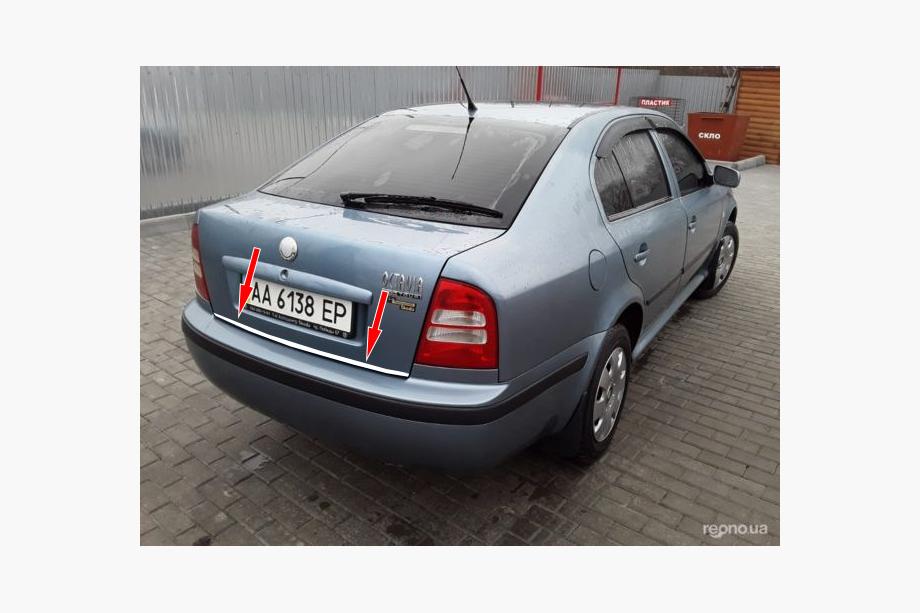 Skoda Octavia I Tour A4 1996-2010 Kofferraumleiste Edelstahl Foto 1
