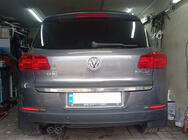 Volkswagen Tiguan 2007-2016 Kofferraumleiste Edelstahl Foto 1