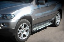 BMW X5 E53 1999–2006 Trittbretter Allmond Grey (2 Stk, Alu) Foto 1