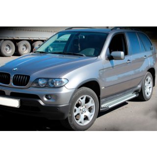 Trittbretter Allmond Grey (2 Stk, Alu) BMW X5 E53 1999–2006 Foto 2