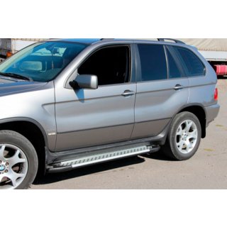 Trittbretter Allmond Grey (2 Stk, Alu) BMW X5 E53 1999–2006 Foto 3