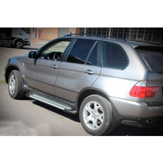 Trittbretter Allmond Grey (2 Stk, Alu) BMW X5 E53 1999–2006 Foto 4