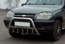 Chevrolet Niva 1998-2020 Frontbügel WT004 Edelstahl Foto 2