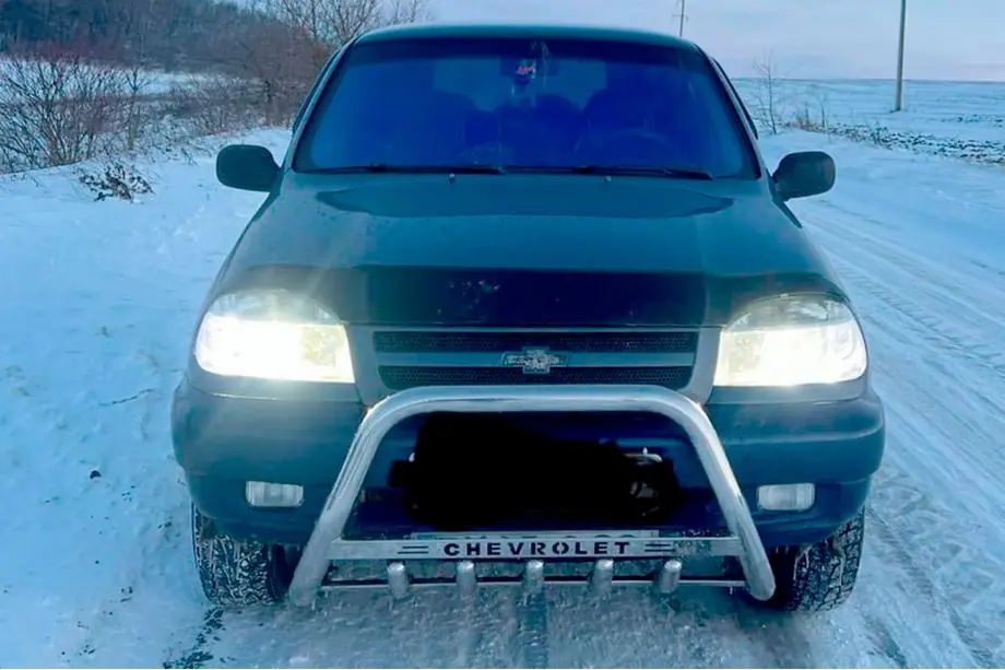 Chevrolet Niva 1998-2020 Frontbügel WT004 Edelstahl Image