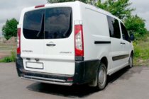 Fiat Scudo 2007-2015 Heckbügel AK002-Doppelt (Edelstahl) Foto 1