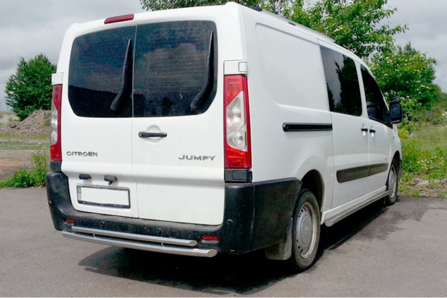 Peugeot Expert 2007-2016 Heckbügel AK-002-Doppelt (Edelstahl) Image
