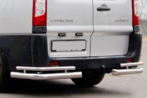 Peugeot Expert 2007-2016 Hintere Eckschutz AK-003-Double (2 Stk., Edelstahl) Foto 1