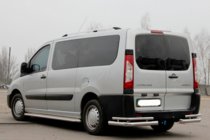 Fiat Scudo 2007-2015 Hintere Eckschutzrohre AK003-Double (2 Stk., Edelstahl) Foto 3