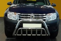 Dacia Duster 2008-2018 Frontbügel WT002 (Edelstahl) Foto 1