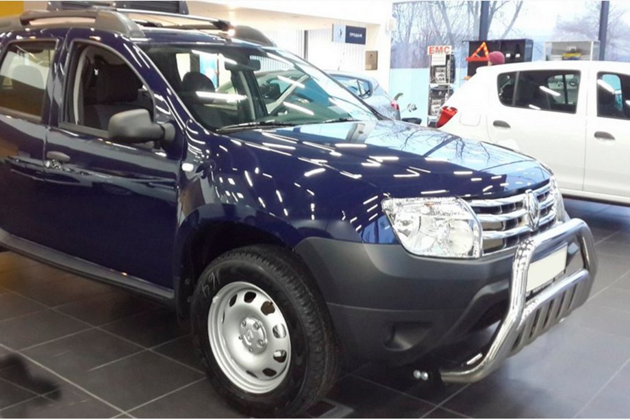 Renault Duster 2008–2017 Frontbügel WT002 (Edelstahl) Foto 6
