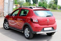 Dacia Sandero 2013-2020 Heckbügel AK002 (Edelstahl) Foto 3