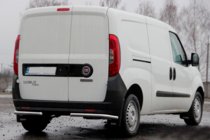 Fiat Doblo II 2010-2022 Hintere Eckschutzrohre AK003 (Edelstahl) Foto 2