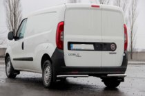 Fiat Doblo II 2010-2022 Hintere Eckschutzrohre AK003 (Edelstahl) Foto 4