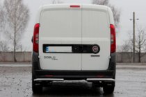 Fiat Doblo II 2010-2022 Hintere Eckschutzrohre AK003 (Edelstahl) Foto 3