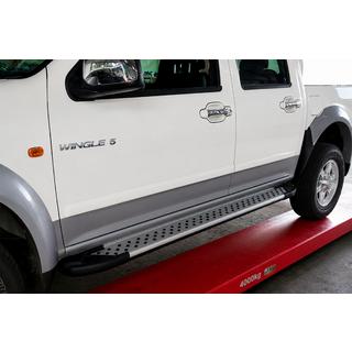Trittbretter Allmond Grey (2 Stk., Aluminium) GreatWall Wingle 5 2006- Foto 1