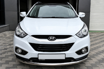 Hyundai IX-35 2010-2015 Frontbügel ST008 (Edelstahl) Foto 1