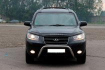Hyundai Santa Fe 2 2006-2012 Frontbügel WT007 (Edelstahl) Foto 3