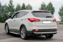 Hyundai Santa Fe 3 2012-2018 Heckbügel AK002 (Edelstahl) Foto 3