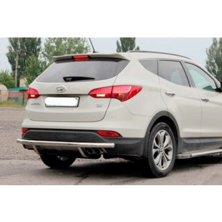 Heckbügel AK002 (Edelstahl) Hyundai Santa Fe 3 2012-2018 Foto 2