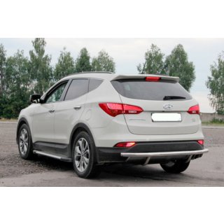 Heckbügel AK002 (Edelstahl) Hyundai Santa Fe 3 2012-2018 Foto 3