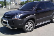Hyundai Tucson JM 2004- Frontbügel WT002 (Edelstahl) Foto 3