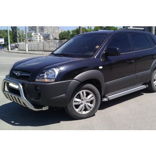 Frontbügel WT002 (Edelstahl) Hyundai Tucson JM 2004- Foto 3