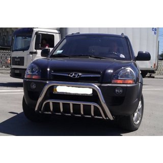 Frontbügel WT002 (Edelstahl) Hyundai Tucson JM 2004- Foto 2