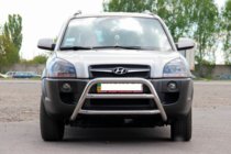 Hyundai Tucson JM 2004- Frontbügel WT022 (Edelstahl) Foto 2