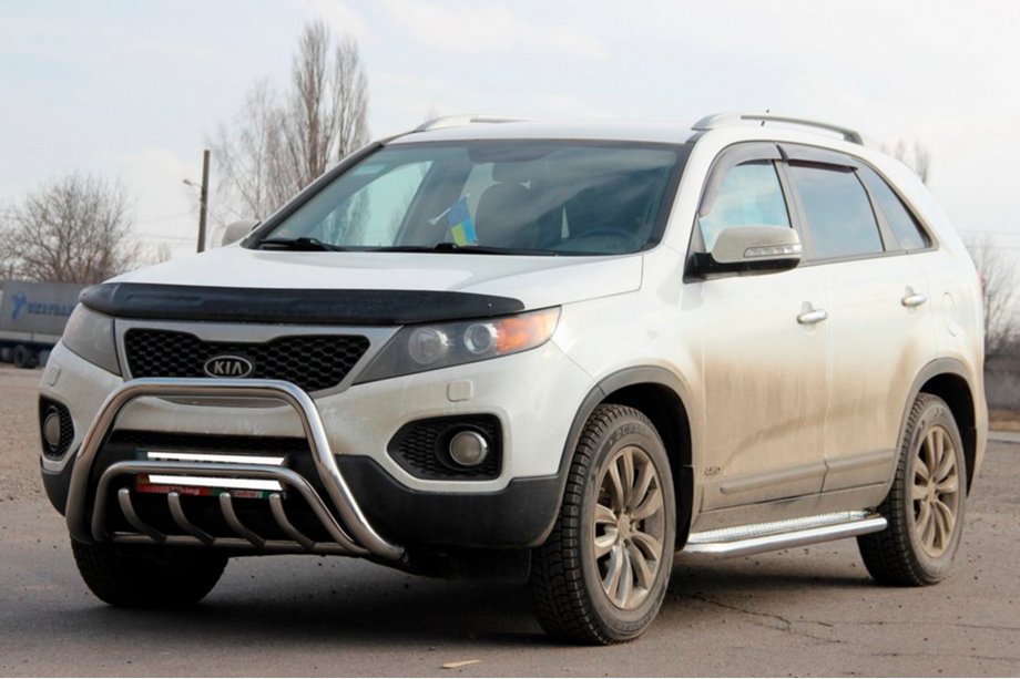 Kia Sorento II XM 2009-2014 Frontbügel WT002/2 (Edelstahl) Image