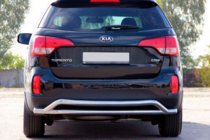 Kia Sorento II XM 2009-2014 Heckschutzbügel AK007-2 (Edelstahl) Foto 1